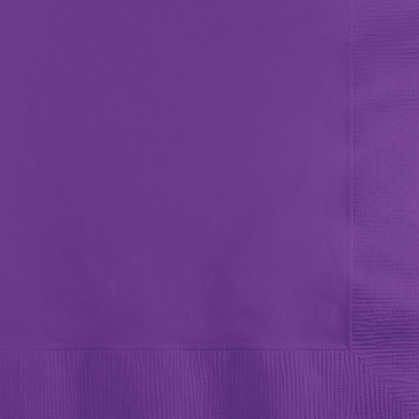 Touch Of Color Amethyst Purple Beverage Napkins, 5"x5", 600PK 318930